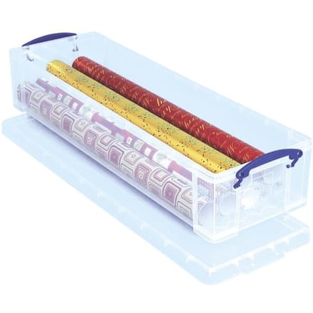 Opbergbox Really Useful 22 liter 800x255x155mm transparant wit