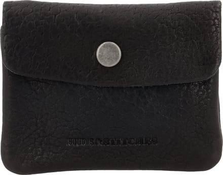 Hide & Stitches Earth Sleuteletui - Duurzaam Gelooid Leer - Leren Dames Tas - Zwart
