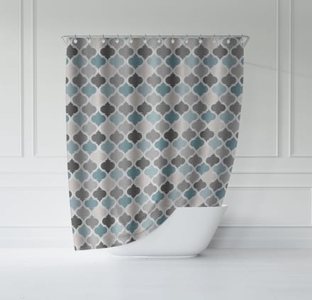 ATTREZZO® Douchegordijn Retro - 150x180 cm