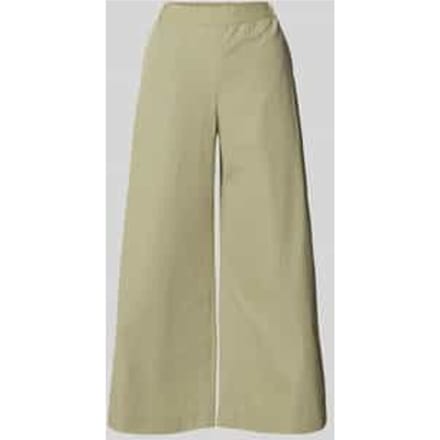 Wide leg broek met elastische band, model 'ARLEY'