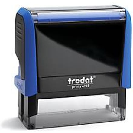 Adrestempel trodat® Printy 4915, blauw