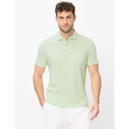 Brax Heren Poloshirt  Style PAVO lime, lichtgroen, maat 6XL