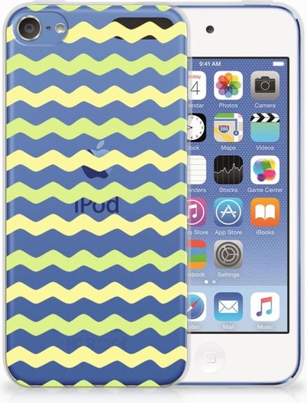 Apple iPod Touch 5 | 6 TPU bumper Waves Yellow