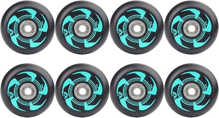 Set van 8 Inlineskate Wielen (72/76/80mm, 90A) met ABEC 9 Lagers