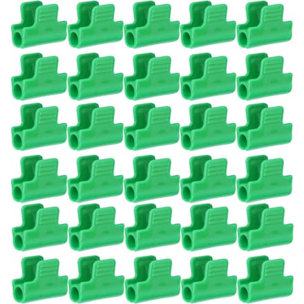 30 STUKS Plastic Folie Gesp Clip Kas Klemmen Accessoires Tuinbenodigdheden green