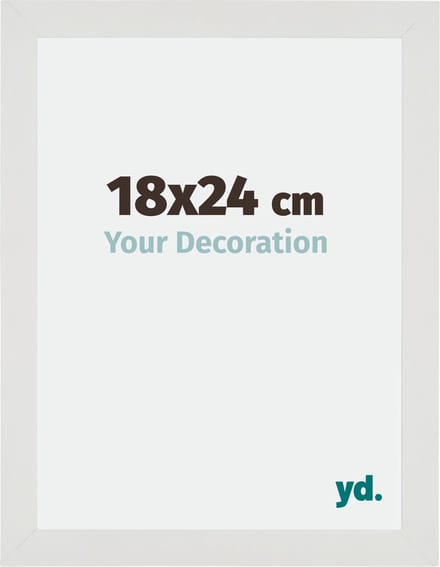 Your Decoration - Fotolijst 18x24 cm - MDF - Wit Mat - Mura