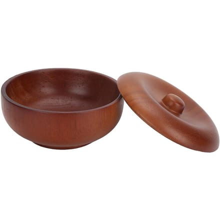 Houten Scheerkwast Kom Mok Scheerzeep Crème Mok Professionele Scheerkom Barbier Gereedschap brown