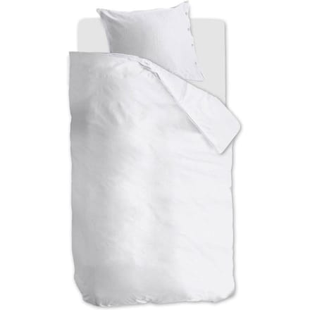Beddinghouse Dutch Design Far Away dekbedovertrek - Effen - Eenpersoons - 140x200/220 cm - Wit