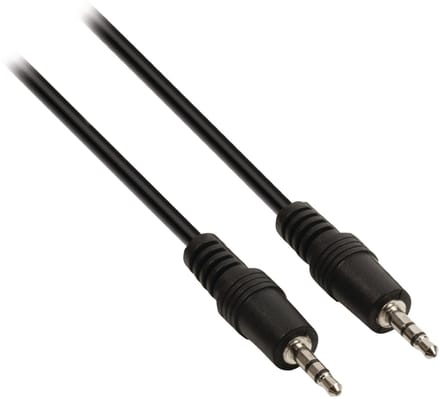 3,5mm Jack stereo audio kabel / zwart - 5 meter