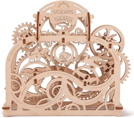 Houten 3D Puzzel Theater Model - Zelfrijdend Houten Bouwpakket