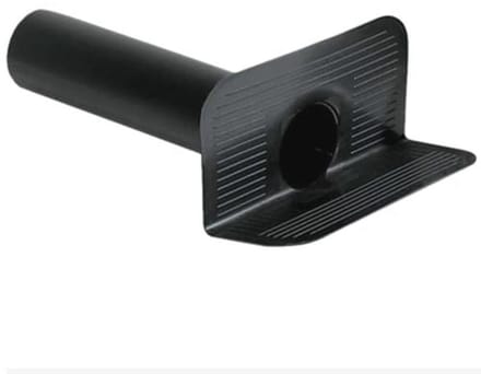 Neopreen flens voor dakhoekafvoer en afvoer (Ø 80 mm)