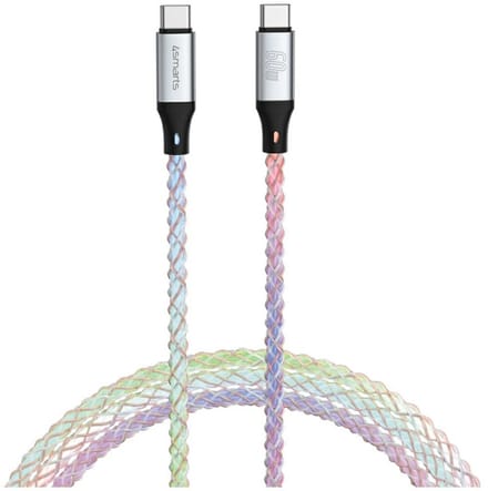4Smarts Usb-C Kabel 60W 1,5M Voor Telefoons Laptop Snelle Kabel