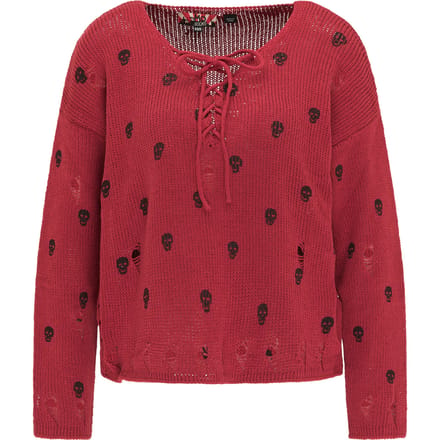 Mymo Jumper Dames donkerrood