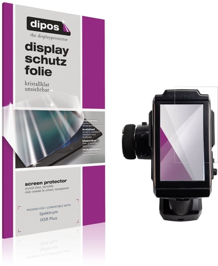 dipos – 2x Beschermfolie geschikt voor Spektrum iXSR Plus | Krasbestendige & heldere Screenprotector Ultra-Thin