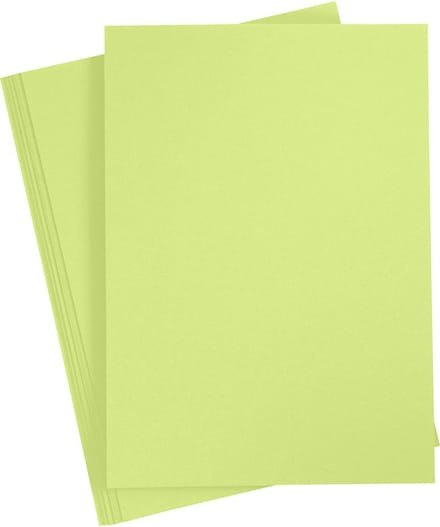 CC Gekleurd Karton A4 Lime Groen 20 vel