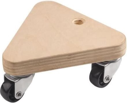 Metafranc WU0822140 Transportroller Multiplex Laadvermogen (max.): 100 kg 134 mm x 134 mm x 52 mm Aantal rollers 3
