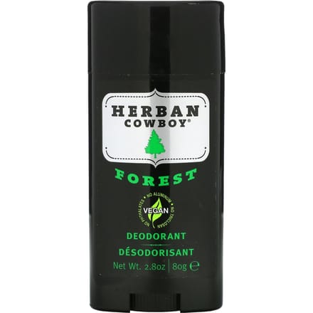 Herban Cowboy, Déodorant, Forêt, 2,8 oz (80 grammes) black