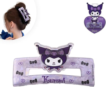 Kuromi Haarklem Meisjes - Grote Haarklem - Haarclips - 10 x 5 x 5 cm