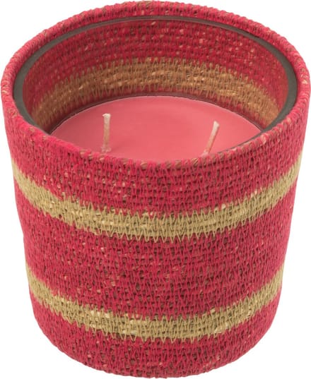 J-Line geurkaars Mand - Tender Roze - roze - small - 45U
