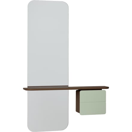 UMAGE One More Look spiegel - olive - Eiken donker