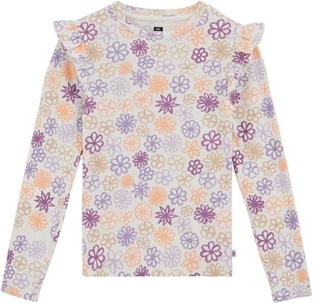 WE Fashion Meisjes geribd T-shirt