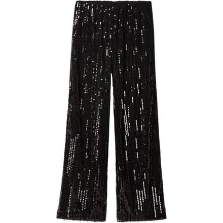 ESMARA Dames broek met pailletten (Zwart, M (40/42))
