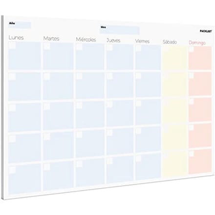 A4 Maandplanner - Organiser & Perpetuele Kalender zonder Datum - Ecologisch Ontwerp, 100% Papier