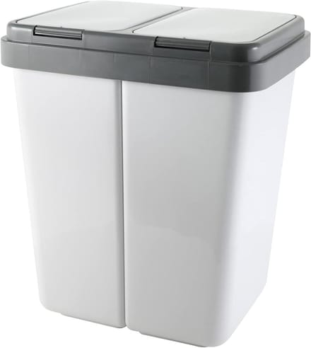 Zweimer Dustbin Grey Approx. 23 L