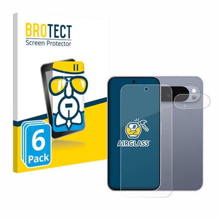Screenprotector 6 Stuks voor Google Pixel 10 Pro XL (Voor+Camera) Beschermglas transparant