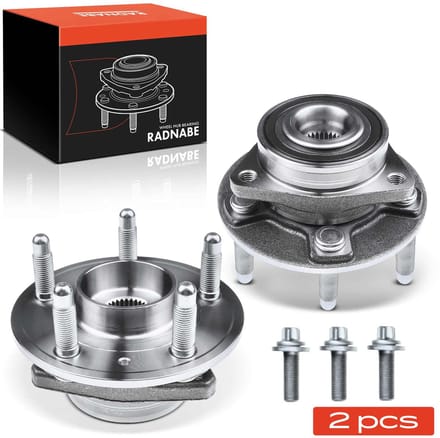 Frankberg 2x Wielnaaf Set Achter voor Chevrolet Malibu Opel