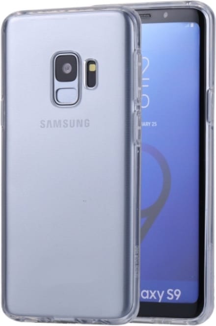 Silicone back cover Geschikt voor Samsung Galaxy S9/Transparant hoesje