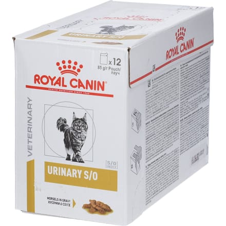 24x85g Feline Urinary S/O (hapjes in saus) Royal Canin Veterinary Diet Kattenvoer