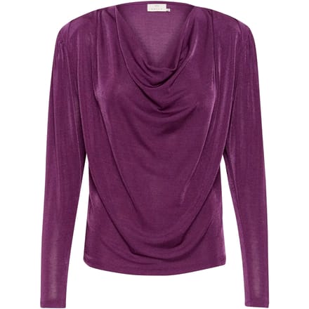Kaffe KAgina Jersey Dames Blouse -Gloxinia