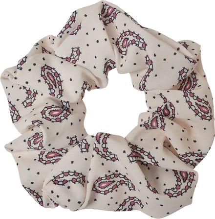 Clayre & Eef Haarelastiek Wit Synthetisch