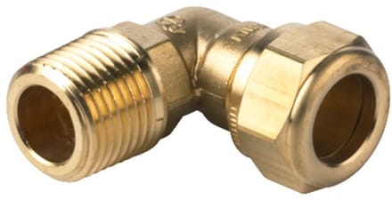 Vsh Fabrieken Compression elbow male mxc 1/2x15 s1212