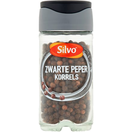 Peper zwart heel