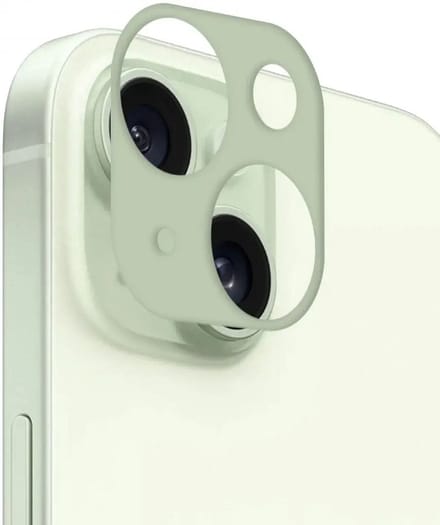Rosso Camera Lens Protector Geschikt voor Apple iPhone 15 / iPhone 15 Plus | Camera Bescherming | Case Friendly | Ultra Dun Glas | Groen