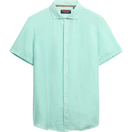 Superdry - Linnen vakantie-overhemd met korte mouwen - Heren - Shirts