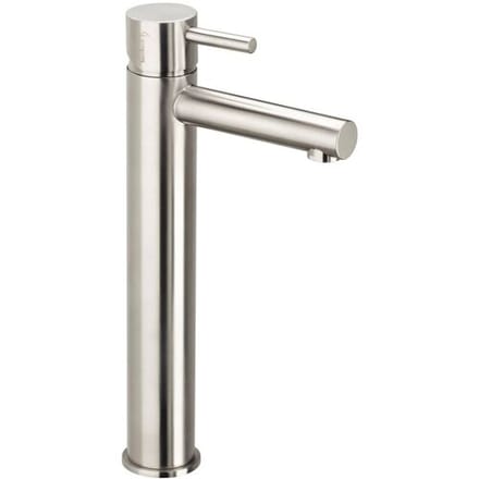 Herzbach DESIGN iX single-hole basin mixer with raised shaft, without pop-up waste 17.133200.2.09