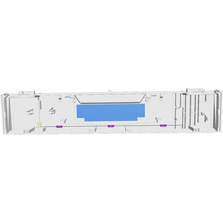 AEG controlepaneel, inox, Electrolux, EDW1850; [590mm] 140209814346