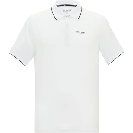 Regatta Heren Remex II Jersey Poloshirt (Wit Effen)