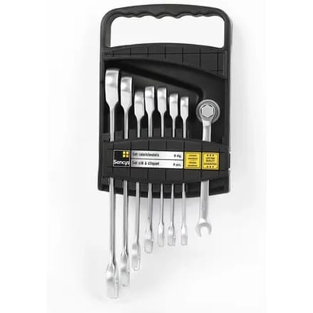 Sencys Steek-ratelsleutelset 8st.