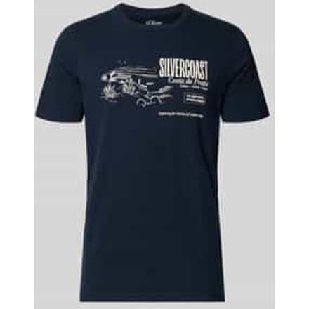 regular fit T-shirt van puur katoen