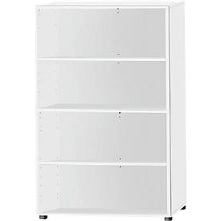 Schäfer Shop Select stellingkast, 4 OH, B 800 x D 420 x H 1514 mm, wit
