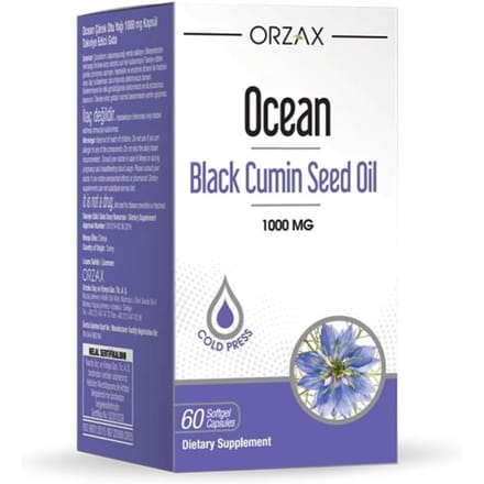 Ocean Zwarte Komijnolie 60 Capsules