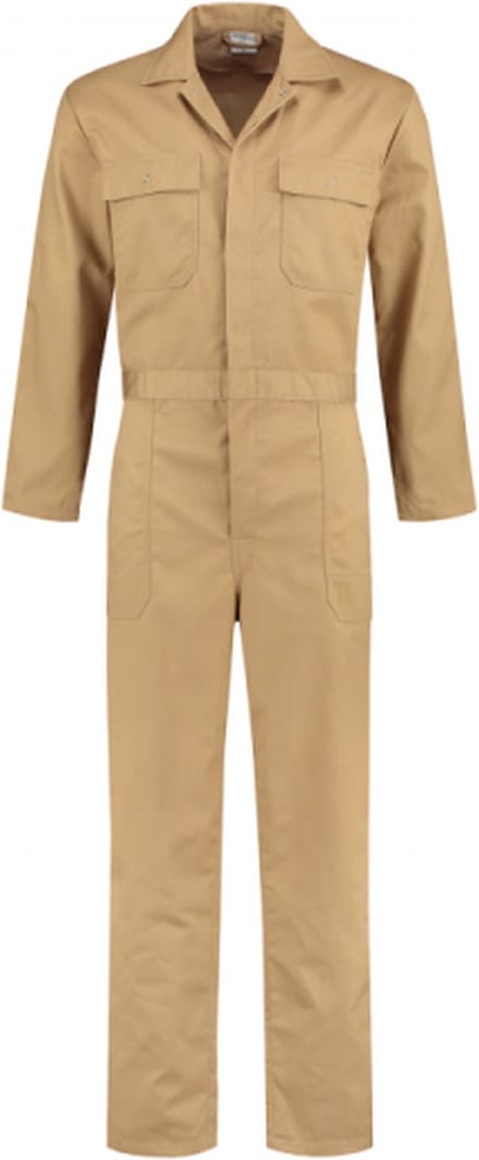 Overall polyester/katoen kaki maat 53