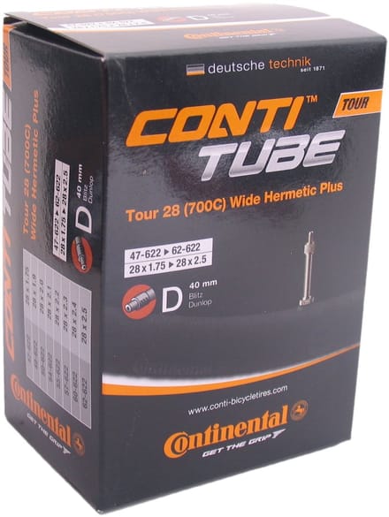Continental Binnenband - 28 inch - Hermetic Plus - Luchtdicht - 40mm Hollands ventiel