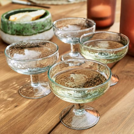LOBERON Glas set van 4 Port Vila helder
