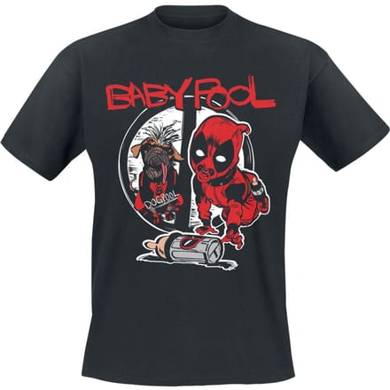 Deadpool T-shirt - Babypool - I Need A Drink - L - voor Mannen - zwart
