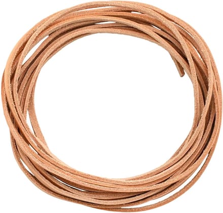 vidaXL - Leren - riem - 1 - Lichtbruin - 200 - x - 0,4 - cm - Leer